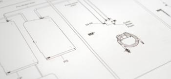 Installation centrale, mur Installation centrale, mur